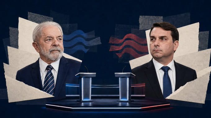 Arte sobre debate presidencial